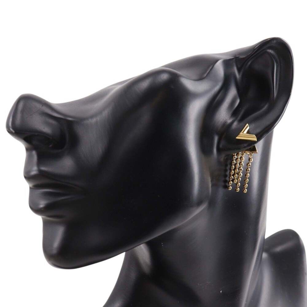 LOUIS VUITTON Gold Earrings - Picture 2 of 11